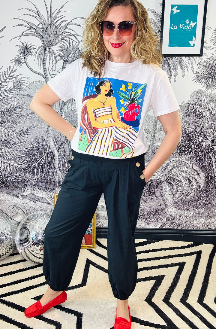 Donna Essential Summer Harem Trousers