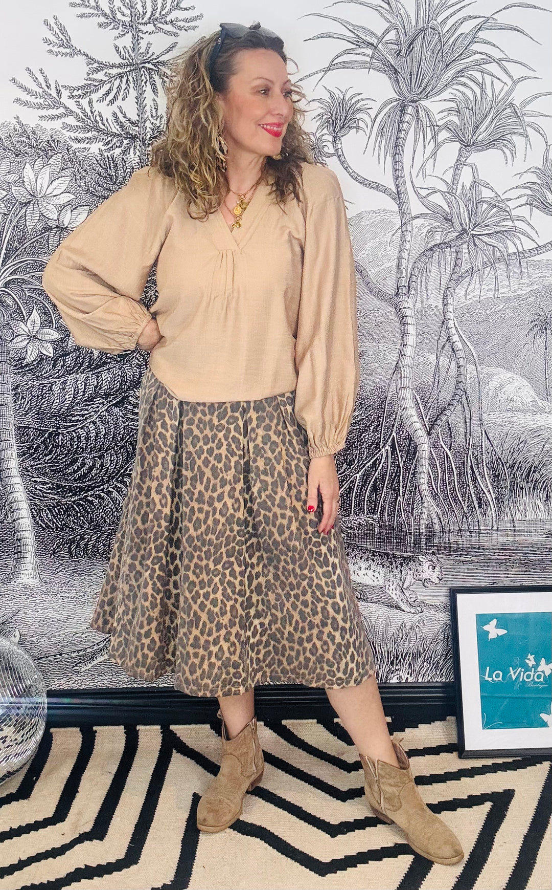 Alice Animal Leopard Skirt