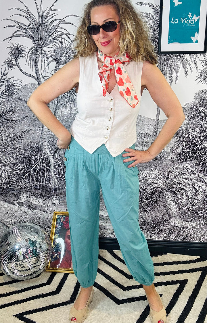 Donna Essential Summer Harem Trousers