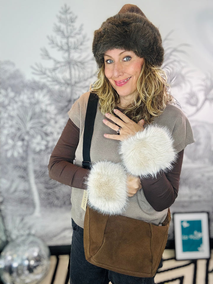 Morzine Faux Fur Cuffs