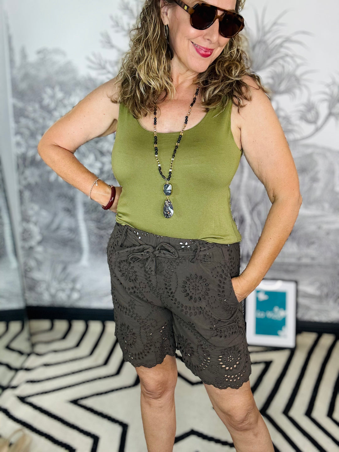 Donna Double Lined Vest Autumn Colours