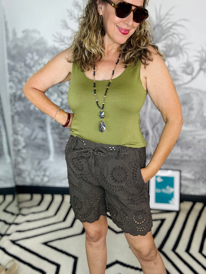 Donna Double Lined Vest Autumn Colours