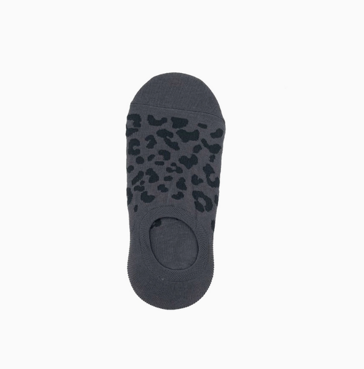 Leopard Print Trainer Socks