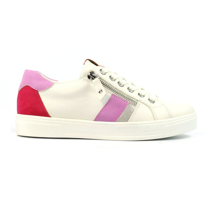 Angelica Pink Zip Trainers