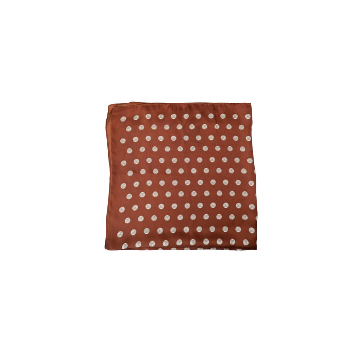 Glace Mini Scarf in Mocha &amp; Sage Polka Dot