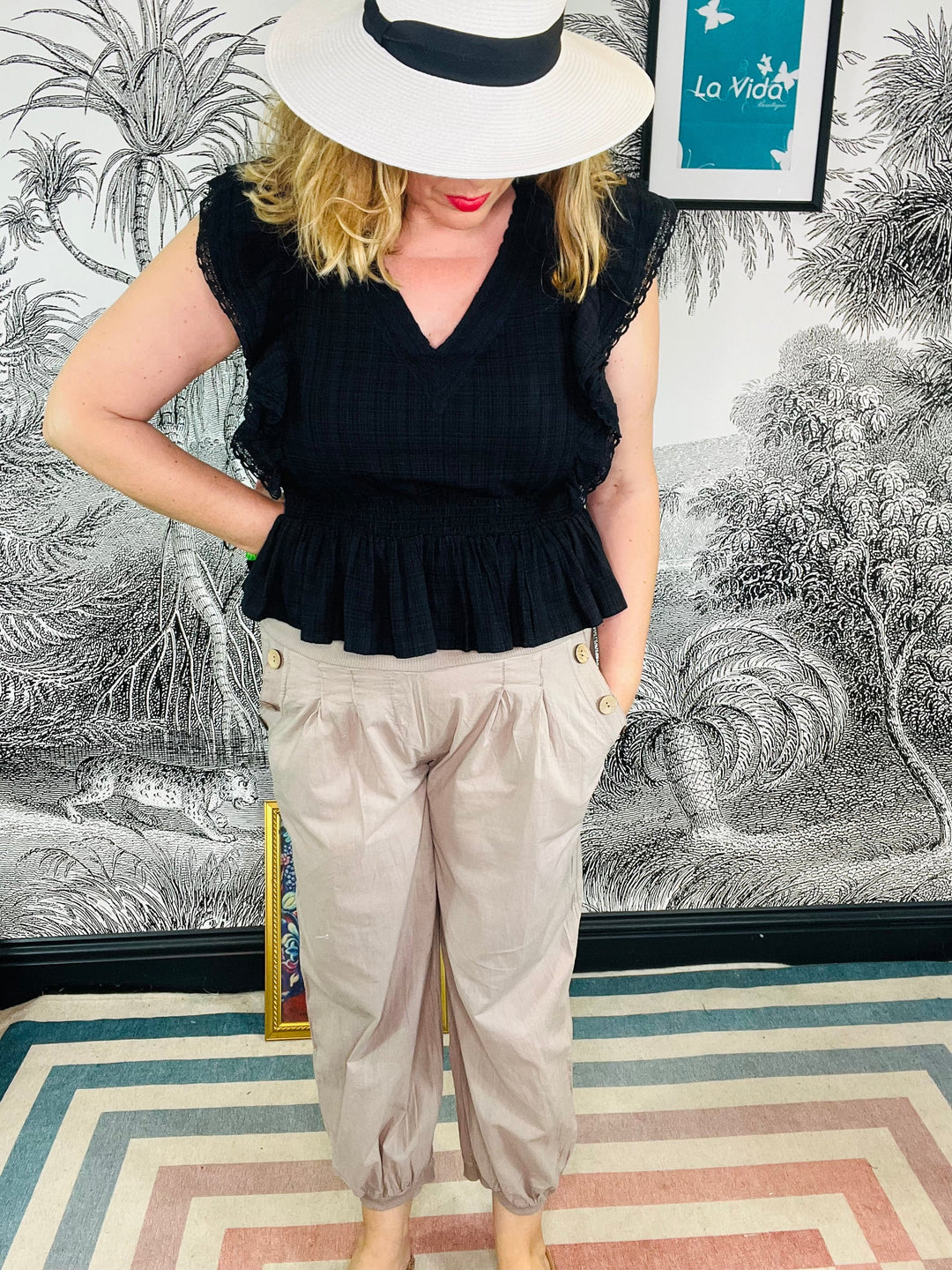 Donna Essential Summer Harem Trousers