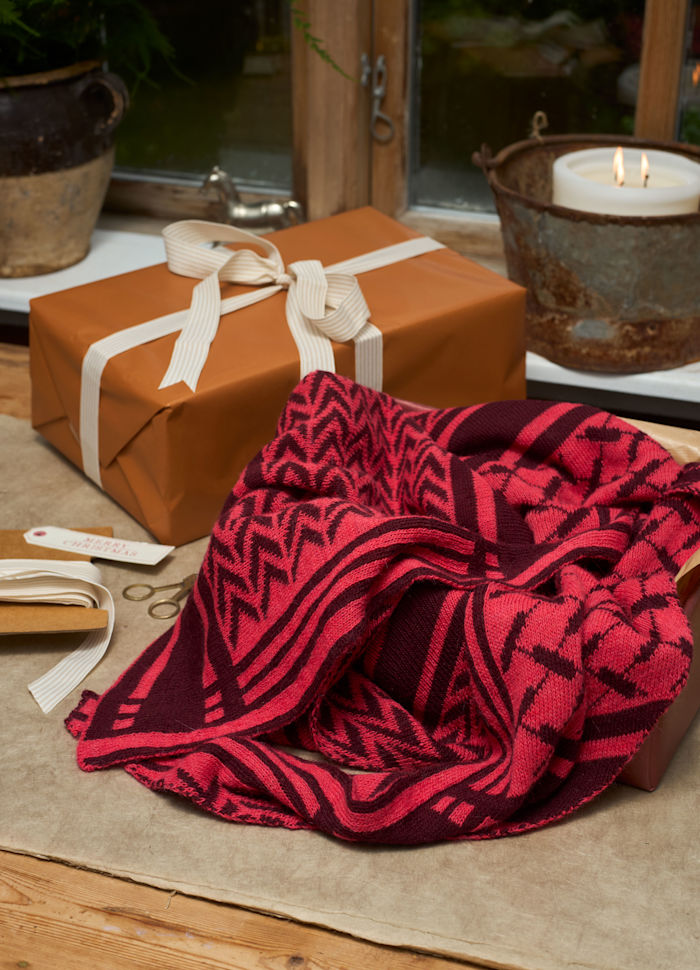 Bex Jacquard Triangle Scarf