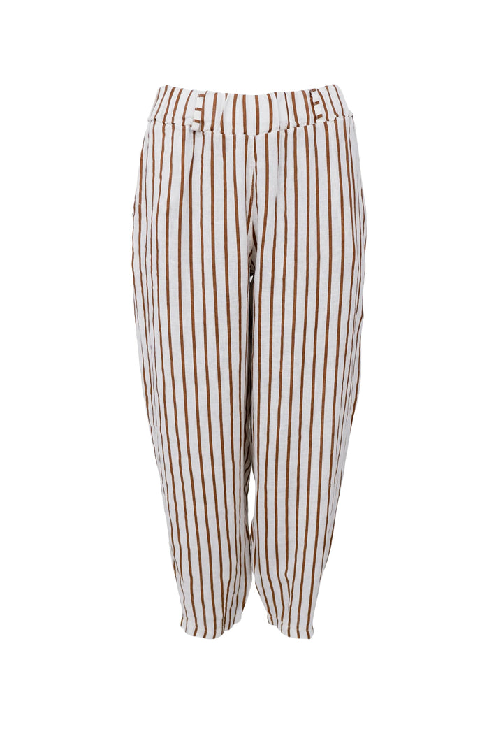 Melina barrel linen pant